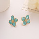 Alloy Enamel Stud Earrings(FS-WG082C3-06)-1