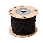 Nylon Braided Cord for Jewelry Making Macrame Craft, Coconut Brown, 0.6mm, about 109.36 yards(100m)/roll(NWIR-N003-0.6mm-05D)