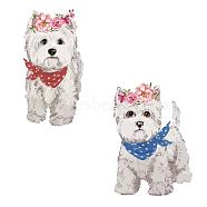 PVC Wall Stickers, Wall Decoration, Dog, 390x950mm(DIY-WH0228-1052)