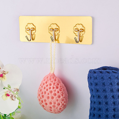 Self-adhesive Acrylic Wall Hook Hangers(AJEW-TADJ0001-09A-03)-4