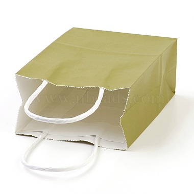 Pure Color Kraft Paper Bags(AJEW-G020-C-06)-4