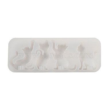 Cat Shape Key Chain Pendant Silicone Molds(SIL-B074-01C)-2