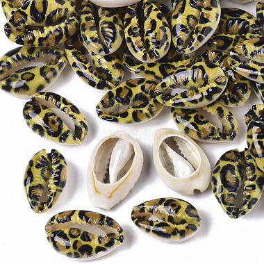 Yellow Shell Cowrie Shell Beads