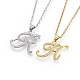 304 Stainless Steel Pendant Necklaces(NJEW-L150-09)-1