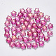 Spray Painted Glass Beads(GLAA-R211-04-D05)-1