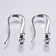 Brass Micro Pave Cubic Zirconia Earring Hooks(KK-F737-54P-RS)-1