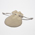 Velvet Bags Drawstring Jewelry Pouches, for Party Wedding Birthday Candy Pouches, Beige, 16x13cm(TP-O002-C-04)