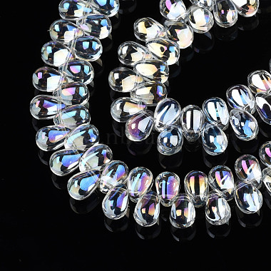 Chapelets de perles en verre transparent électrolytique(EGLA-S193-06)-4