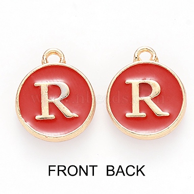 Golden Plated Enamel Alloy Charms(ENAM-SZ0001-26C-R)-3