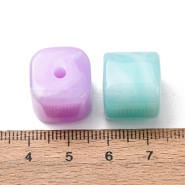 Two-Tone Imitation Gemstone Acrylic Beads(AC-CBA7B05-22)-3