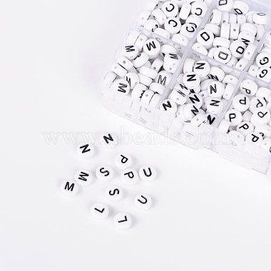 1 Box Letter Acrylic Beads(SACR-X0012-B)-2