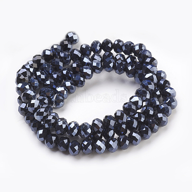 Electroplate Glass Beads Strands(GLAA-K027-FP-A01)-2