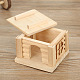 Maison de hamster en bois de pin(DIY-WH0190-42)-3