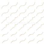 30Pcs 3 Styles Brass Connector Charms, for DIY Earring Accessories, Curved Line Shape, Real 14K Gold Plated, 30~40x4.5~6x1mm, Hole: 1mm, 10pcs/style(KK-HY0002-95)