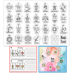 PVC Plastic Stamps, for DIY Scrapbooking, Photo Album Decorative, Cards Making, Stamp Sheets, Star, 16x11x0.3cm(DIY-WH0167-56-1030)