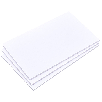 Olycraft  PVC Foam Boards, Poster Board, for Crafts, Modelling, Art, Display, School Projects, Rectangle, White, 15.3x25.5x0.5cm