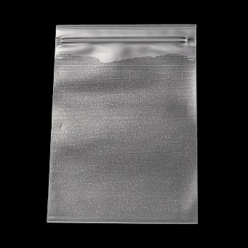 Transparent Plastic Zip Lock Bags, Resealable Packaging Bags, Rectangle, Clear, 13.2x9x0.15cm, Unilateral Thickness: 2.9 Mil(0.075mm)