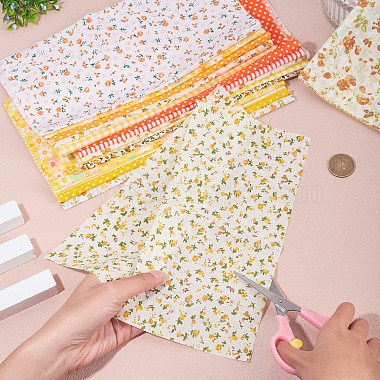 28Pcs 14 Styles Cotton Fabric(DIY-TA0014-80A)-6