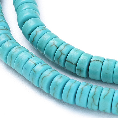 Synthetic Turquoise Beads Strands(X-TURQ-G110-4x2mm-09)-3