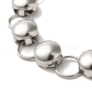 304 collares de acero inoxidable hechos a mano(NJEW-Q333-02D-01)-2