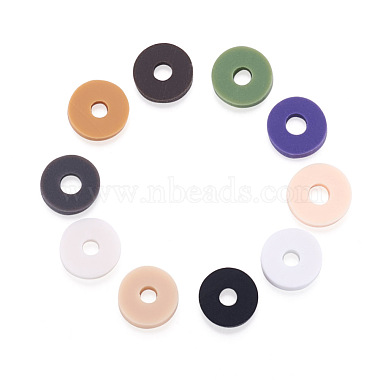 Pandahall 2200~2400Pcs 10 Colors Eco-Friendly Handmade Polymer Clay Beads(CLAY-TA0001-16)-2