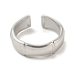 304 Stainless Steel Open Cuff Ring(RJEW-C067-03P)-2