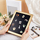 Wood & Plastic Rectangle Photo Frame Stand(DJEW-WH0072-13C-03)-3