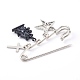 Iron Safety Brooch for Halloween(JEWB-BR00048-04)-3