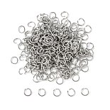 Stainless Steel Color Ring Stainless Steel Open Jump Rings(STAS-E011-6x0.8mm)