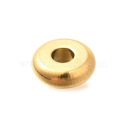 304 Stainless Steel Spacer Beads, Flat Round/Disc, Golden, 6x2mm, Hole: 1.8mm(STAS-R140-02G)