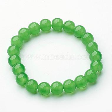 Round Glass Stretch Bracelets(BJEW-F235-04)-2