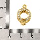 Rack Plating Round Ring Brass Micro Pave Clear Cubic Zirconia Twister Clasps(KK-F876-09G)-3