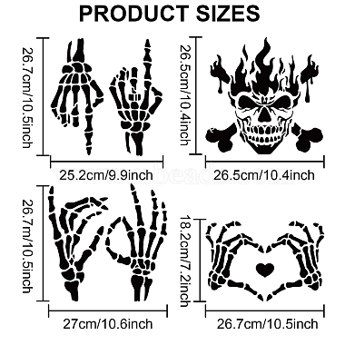 Mayjoydiy hat uns 1 Haustier-Aushöhlungs-Zeichnungs-Malschablonen gesetzt(DIY-MA0001-28A)-2