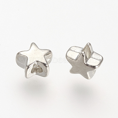 5mm Star Alloy Beads
