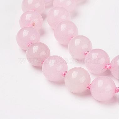 Natural Rose Quartz Beads Necklaces(NJEW-F138-8mm-05)-2