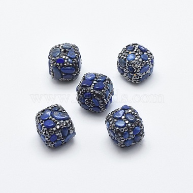 16mm Cube Lapis Lazuli Beads