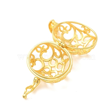 Brass Cage Pendants(KK-CBA8ACD-05G)-2