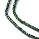 синтетические зеленые голдстоуновские бусины пряди(G-F748-P03-01)-4