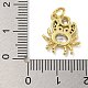 Marine Theme Rack Plating Brass Micro Pave Cubic Zirconia Pendants(KK-I718-28G-01)-3