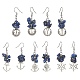 Alloy Dangle Earrings with 304 Stainless Steel Pins(EJEW-JE05363)-1