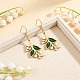 304 boucles d'oreilles dangle en acier inoxydable(EJEW-N064-03G)-1