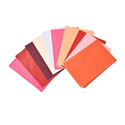 Colorful Tissue Paper, Gift Wrapping Paper, Rectangle, Mixed Color, 210x140mm, 100pcs/bag(DIY-L059-02A)