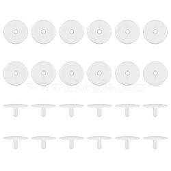 DICOSMETIC Plastic Doll Joints, with Washers, DIY Crafts Stuffed Toy Teddy Bear Accessories, White, 18.5x34mm, 30 sets/box(DOLL-DC0001-01C)