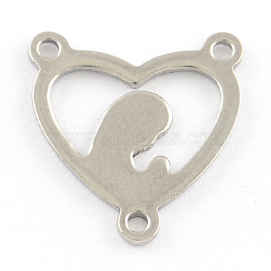 Stainless Steel Color Heart Stainless Steel Links