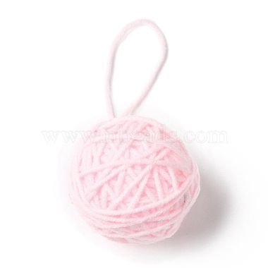 Yarn Knitted Christmas Ball Ornaments(AJEW-P106-01C)-2