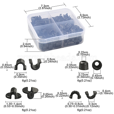 24G 4 Style AS Plastic Base Buckle Hair Findings(FIND-FS0001-79)-5