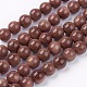 Synthetic Goldstone Bead Strands(X-G-R193-04-10mm)-1