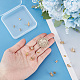 10Pcs Brass Micro Pave Clear Cubic Zirconia Stud Earring Findings(KK-BBC0003-27)-3