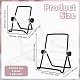 6Pcs 2 Colors Iron Mobile Phone Holders(AJEW-WA0001-58)-2