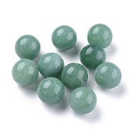 Natural Green Aventurine Beads, Gemstone Sphere, No Hole/Undrilled, Round, 17.5~18mm(G-L564-004-D03)